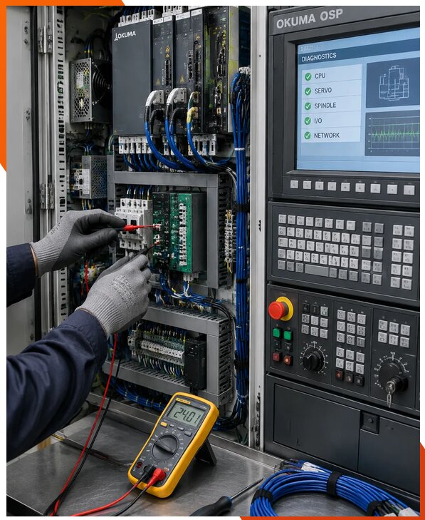 Ремонт систем ЧПУ Okuma OSP в Георгиевске